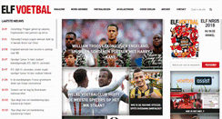 Desktop Screenshot of elfvoetbal.nl